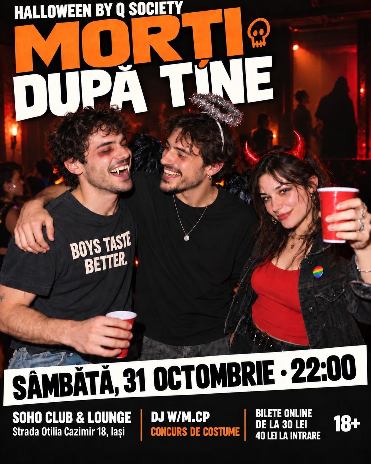 🎃 **MORȚI DUPĂ TINE — Halloween by Q Society**