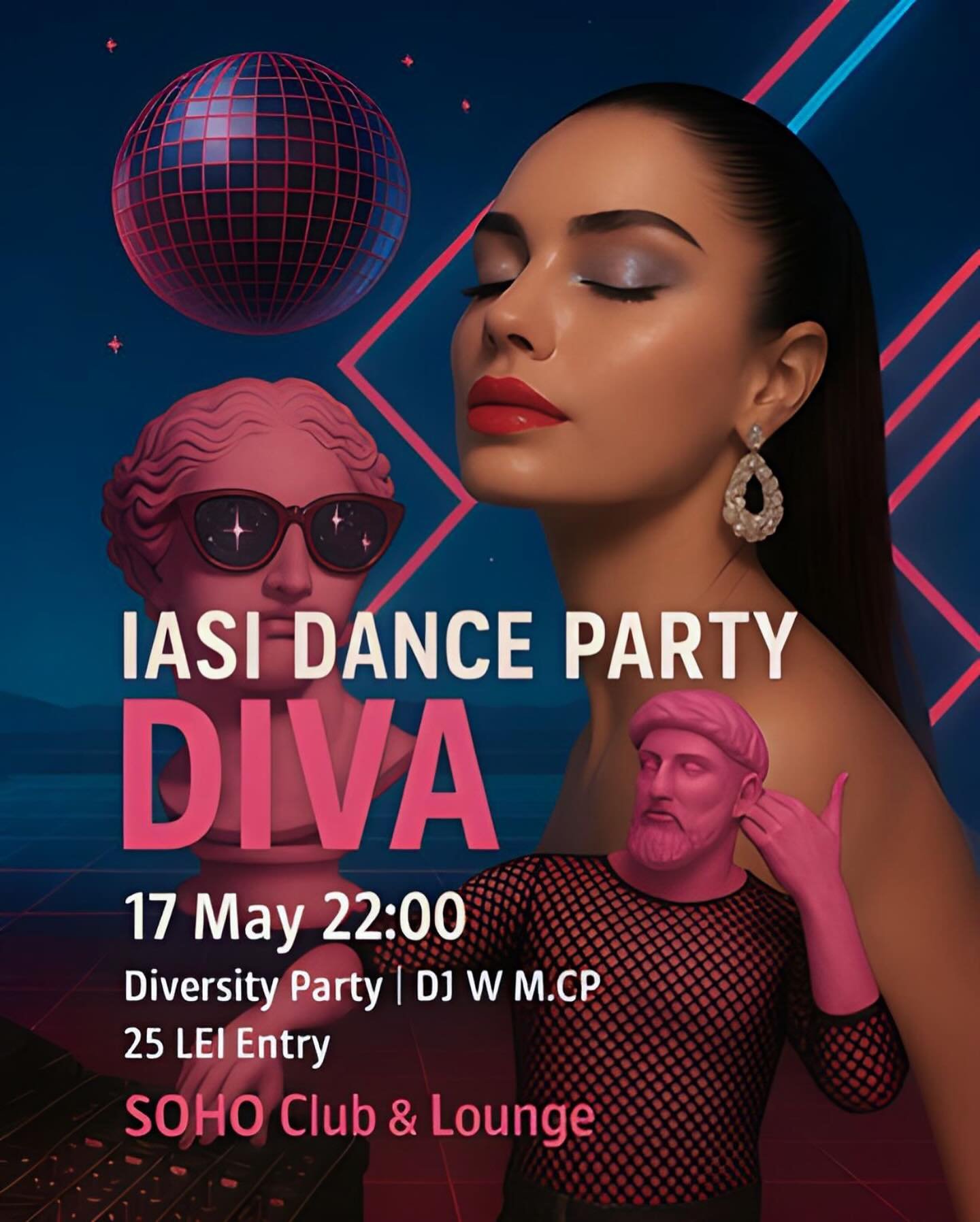 💋 IAȘI DANCE PARTY: DIVA – Where glam meets glitter and every step on the dance floor is a declaration! 💋
