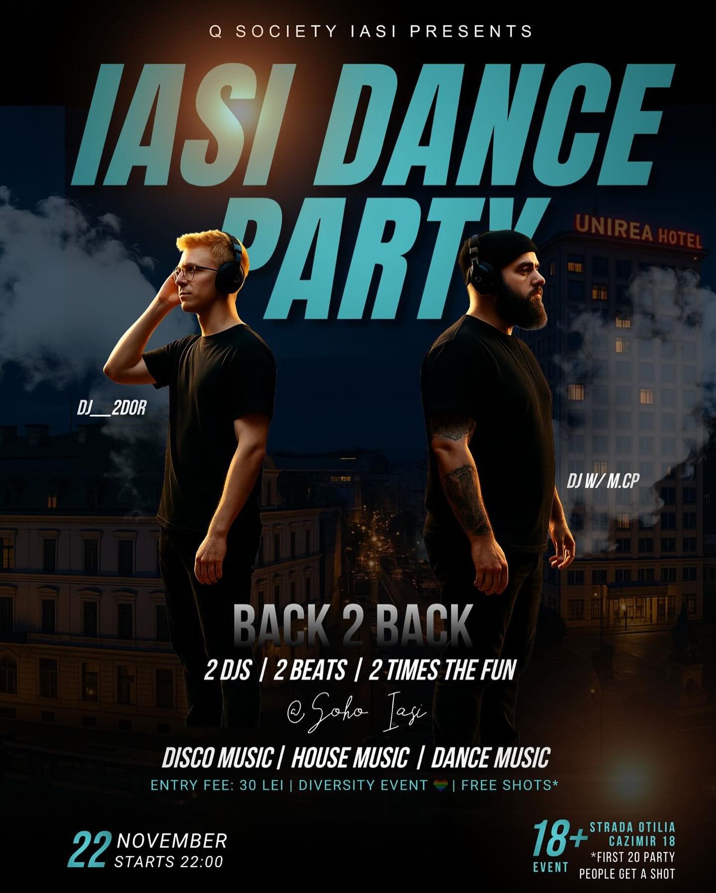 IAȘI DANCE PARTY — BACK 2 BACK
